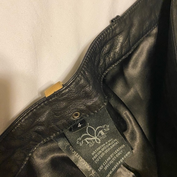 Mackage leather pants - Picture 2 of 2